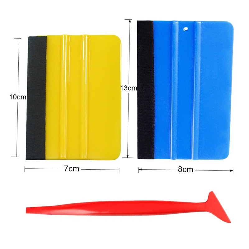 Car Wrapping Film Application Tool Kit, Set of 5, Scraper,