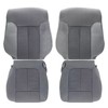 GXARTS Custom Color Front Seat Covers Replacement Leather/Cloth Fit for