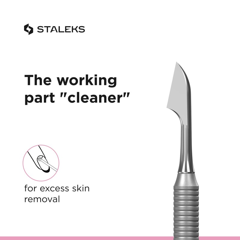 STALEKS Beauty & Care 30 Type 1 Cuticle Pusher (Rounded