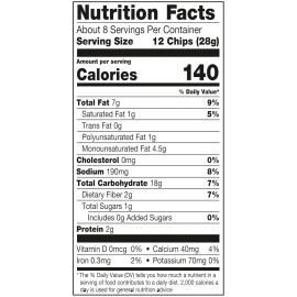 Late July Snacks Nacho Cheese Tortilla Chips, 7.8 oz Bag