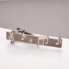 RunootPR 2-piece Set Men's Music Note Tie Clip, Silver Black
