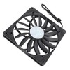 140mm 4 Pin PWM Case Fan Ultra Thin 15mm 1100RPM