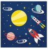 20 Napkins In the Galaxy | Space | Space | Boys | Children | Birthday 33 x 33 cm