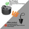 Kayak Scupper Plugs Kits, Push Drain Hole Stoppers, Universal Kayak