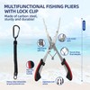 RAWILL Fishing Kit,Filleting Knife, Hook Remover, Fish Grip, Line Cutter,Fishing
