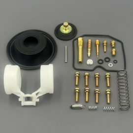 4 Pack Carburetor Rebuild Kit for Kawasaki Concours ZG1000 1986-2006 Carb Repair with Main Jet #125#130 Pilot Jet #35