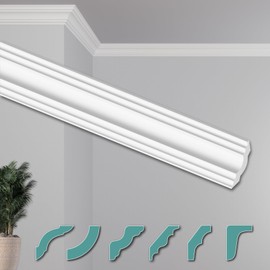 Heximo Ceiling Strips Hard Smooth Polystyrene Strips XPS Stucco Profile Package