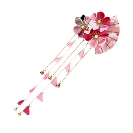 Bridal Hair Clips Japanese Kimono Hair Japanese Style Hair Clip Long Tassel Flower Hairpin Kimono Flower Hair Clip Hair Pin Long Hanfu Accessories