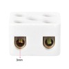 uxcell 2 Way Ceramics Terminal Blocks High Temp Porcelain Ceramic