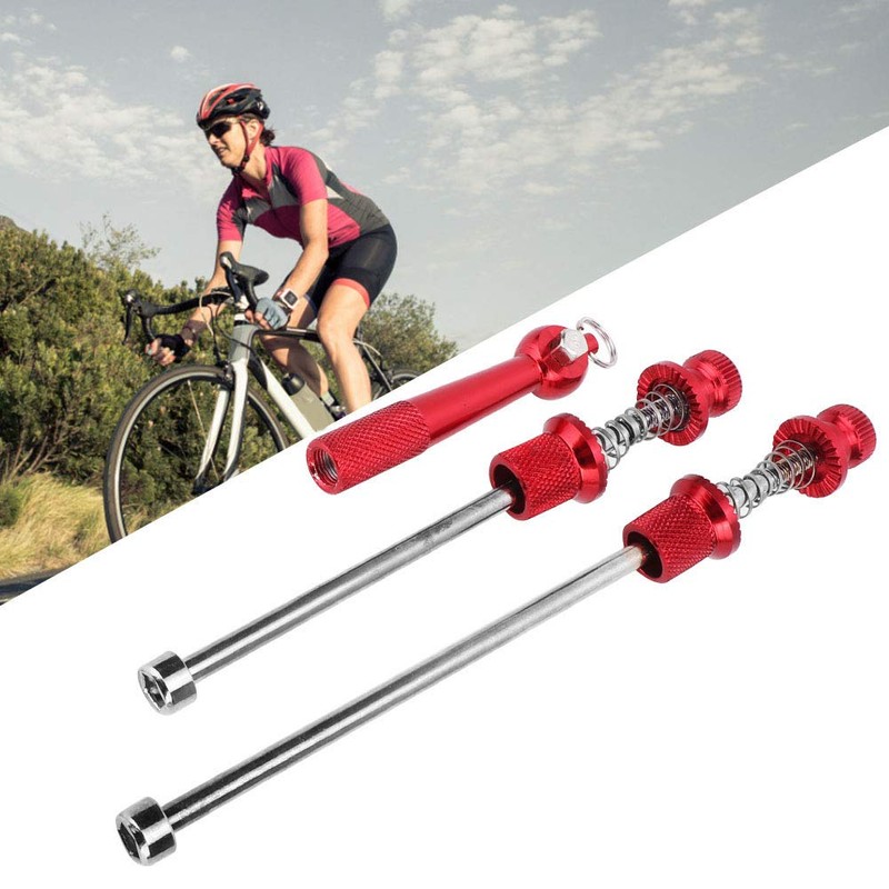 Bike Axle Quick Release Wheel Hub Front Anti-Theft Durable Aluminum