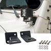 ZORASEN Windshield Hinge Light Mounting Brackets Fit for 87-06 Jeep