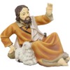 FADEDA Shepherd Lying with Sheep/Height: 7 cm/Hand-Painted/Detailed Nativity Scene Figures