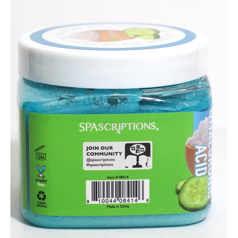 Spascriptions Body Scrubs 21 Oz (21 oz, Cucumber)