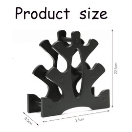 1 Pack Dumbbell Rack Stand,3-Tier Vertical Dumbbell Rack,Tree Shape Weights Rack Dumbbell Racks Weight Racks,Easy Assembly for Home Use, Gym,Holds 3/5/8 LB (Weights Not Included)