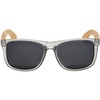 GOWOOD Bamboo Wood Square Sunglasses For Men and Women with