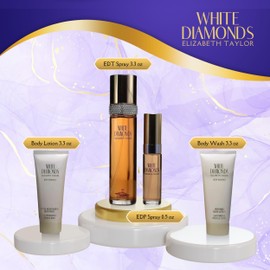 Elizabeth Taylor 4 Piece White Diamonds Fragrance Gift Set for Women