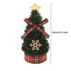 Jylucky 4PCS Mini Christmas Tree, Tabletop Small Christmas Tree Decorations,