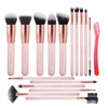 Real Perfection Makeup Brush Set 16 Pcs with 1 Eyebrow