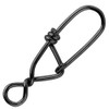 Spro Matt Black Snagless Snap Hooks for Spin Fishing, Snaps