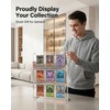 9-Card Acrylic Trading Card Display Frame, Wall or Desktop Stand