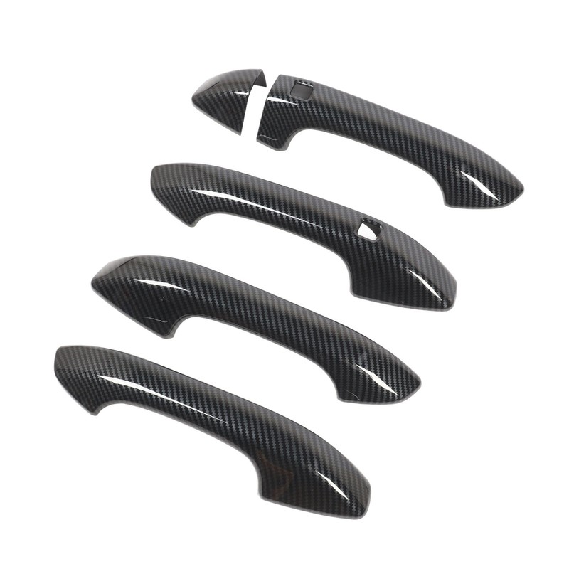 Exterior Door Handle Cover Carbon Fiber Pattern Outside Door Handle