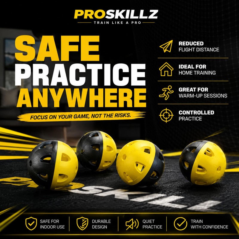 PROSKILLZ® FLIGHTSYNC™ Golf Practice Air Balls – 16 Pack Lightweight