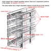 DINDON Pull Out Cabinet Organizer (7-1/2" W x 21-1/2"D), Cabinet