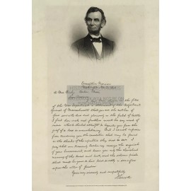 PRESIDENT ABRAHAM LINCOLN BIXBY CIVIL WAR LETTER 5 DEAD SOLDIERS 4X6 PHOTO
