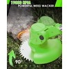 Cordless Weed Wacker, 3-in-1 stringless Weed Wacker, Foldable Weed Trimmer