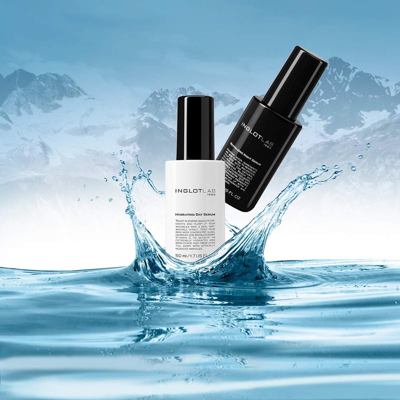 Inglot Lab Hydrating Day Serum, Day Cream, Face Cream, Moisturising,