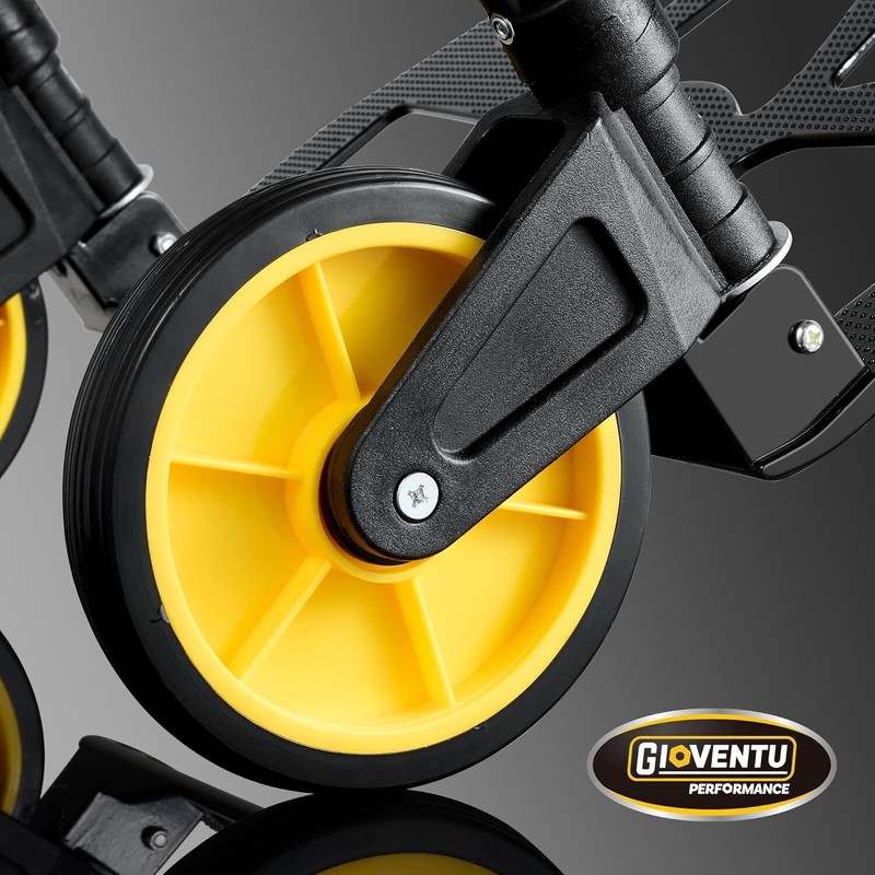 Gioventù Folding Hand Truck and Dolly with Telescoping Handle &