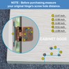 Cabinet Door Hinges Oil Rubbed Bronze for Kitchen Cabinets (25