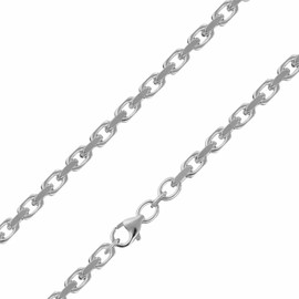 trendor Necklace for men, 925 silver, 3.8 mm wide, necklace for men, this necklace is a timeless gift idea, 85772, Sterling Silver, No Gemstone