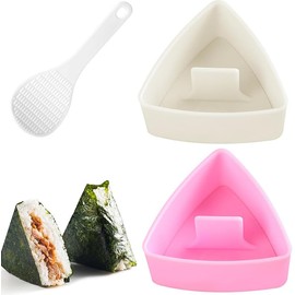 3Pcs Onigiri Mold Triangle Rice Ball Mold Sushi Makers,Triangular Onigiri Mold Rice Ball Mould,Onigiri Triangle Sushi Press Mold,Triangle Rice Ball Mold Maker,Triangle Sushi Mold Rice Ball Maker Mold
