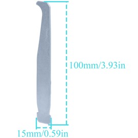 Atunee Cleaning Tool Guide Bar Carbon Steel Cleaners for Most Chainsaw Part Accessories Tools -4PCS