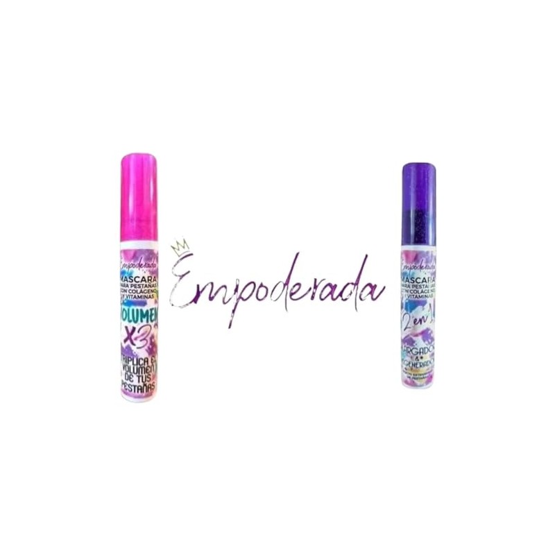 Mascara Rimel Para Pestañas Empoderada 2 en 1 (Acido Hialuronico)