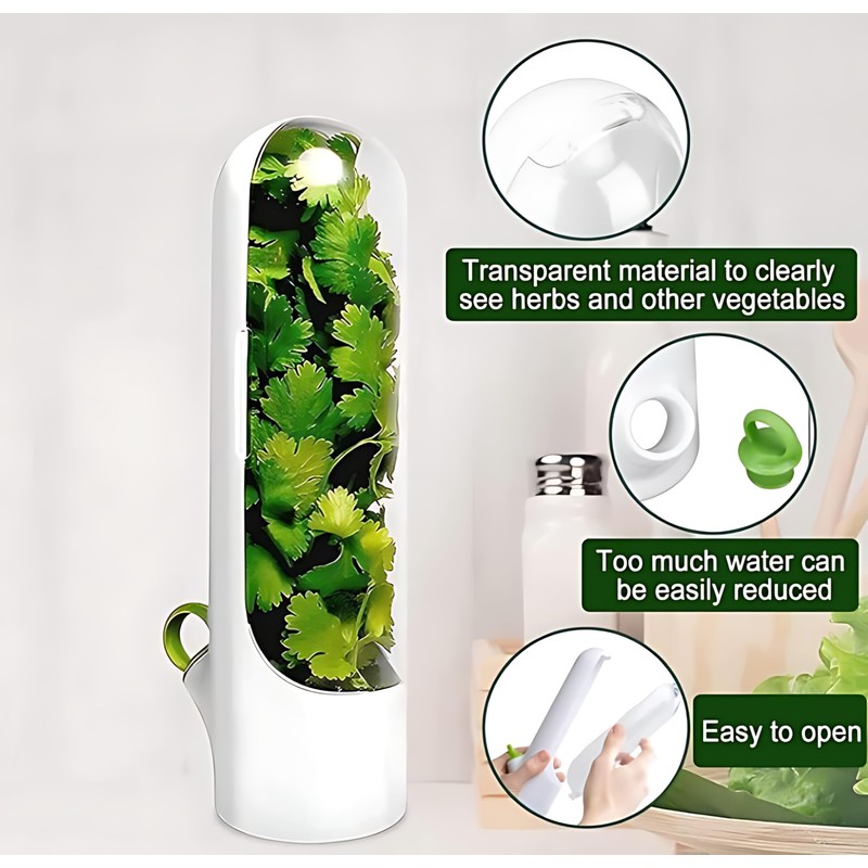 ZPSHYD Herb Keeper - Herb Storage Container and Preservator for