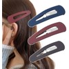 Herbeluemily Hair Clip, Bangs Clip, Bangs Pin, Large, 3-piece Set,
