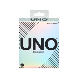 UNO Platinum Edition Card Game for Movie and Family Nights, Game Nights, Travel, Camping and Parties, Premium Trading Cards, HPY61