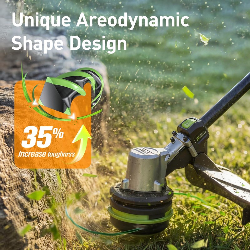 YWTESCH String Trimmer Line (AL2470B), 0.095''x 1.0lbs Premium Twist Weed