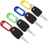 4PCS Luggage Keys TSA Key 007 002 Master Luggage Key