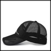 White Fang CA560 Hat, English, Logo, Mesh Cap, Simple Design,