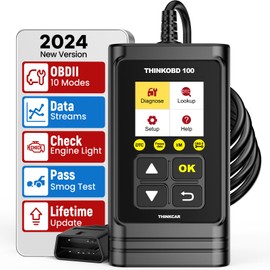 thinkcar THINKOBD 100 OBD2 Escáner Automotriz, Lector de Códigos Universal, Herramienta de Escáner de Diagnóstico para Todos los Coches de Protocolo OBDII Desde 1996