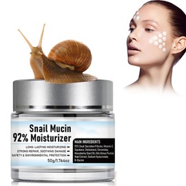 Snail Cream, Schneckencreme, Schneckenschleim Creme, Langanhaltende Feuchtigkeitsspenden Gesichtscreme, Anti Aging Gesichtscreme, Gesichtspflege gegen Falten und Augenringe