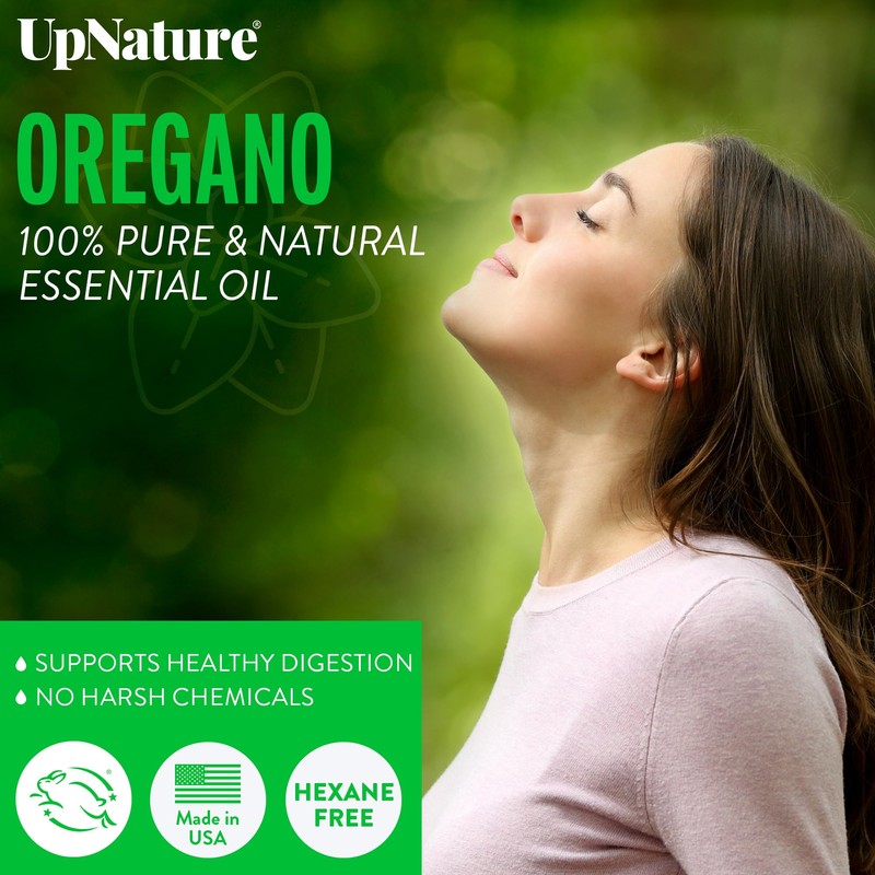 UpNature Oregano Oil - Huge 2oz - 100% Pure Oregano