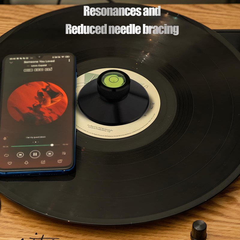 Preffair Disc Stabilizer Record Weight Turntable LP Vinyl Clamp Vibration