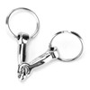 Snaffle Bits Key Chain, Zinc Alloy Pelham Keychain Equestrian Bits