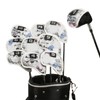 10pcs Golf Iron Covers Skull Pattern PU Scratch Proof Club