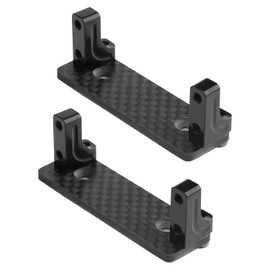 LINSYRC RC Servo Mount Aluminum Alloy Servo Fixed Bracket for 1/10 Scale Axial Wraith Capra 90048 RR10 RC Crawler Car (1 set)