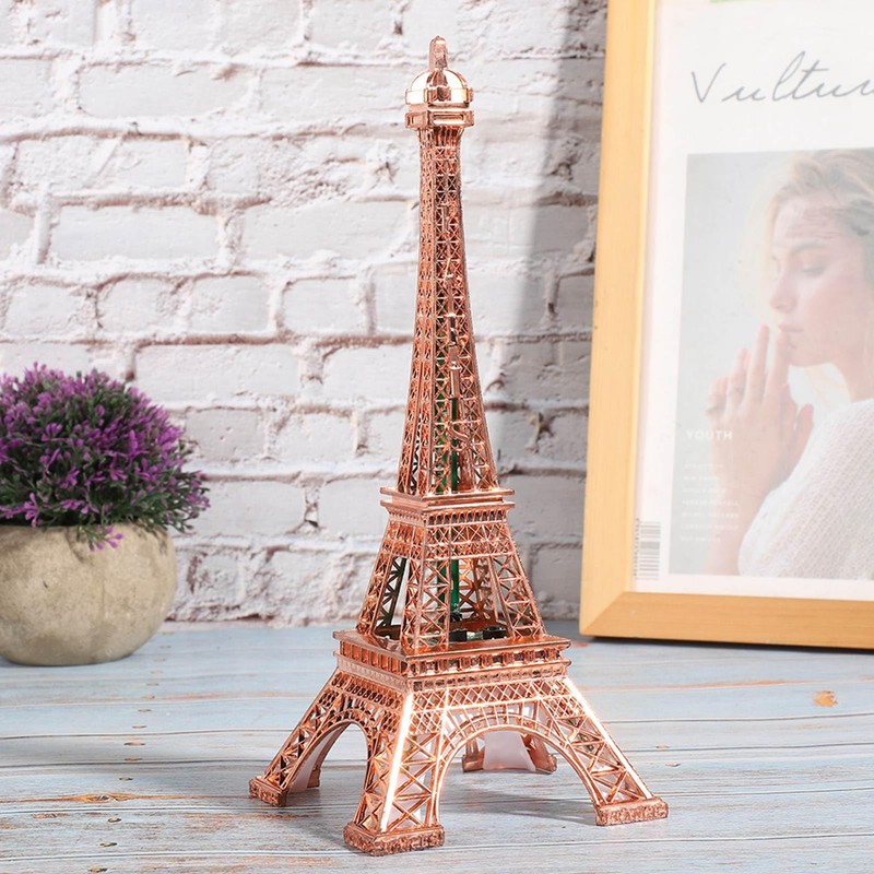 Qiilu Eiffel Tower Lamp Sparkling Tower Tower Led Light Luminous